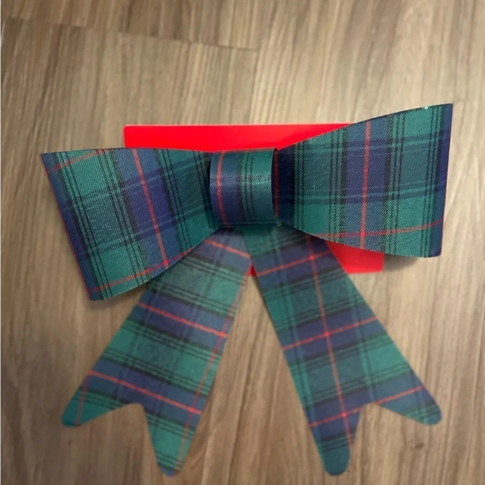 Holiday Time Green and Red Holiday Decor Large Decorative Bow